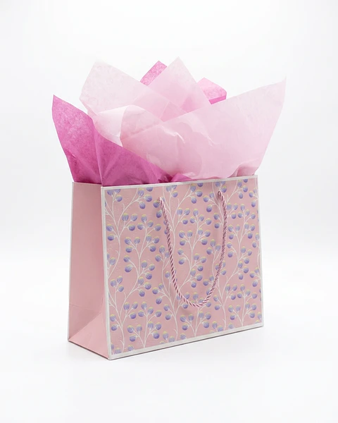 1 BOLSA DE REGALO + PAPEL DE SEDA  22 X 30 X 40