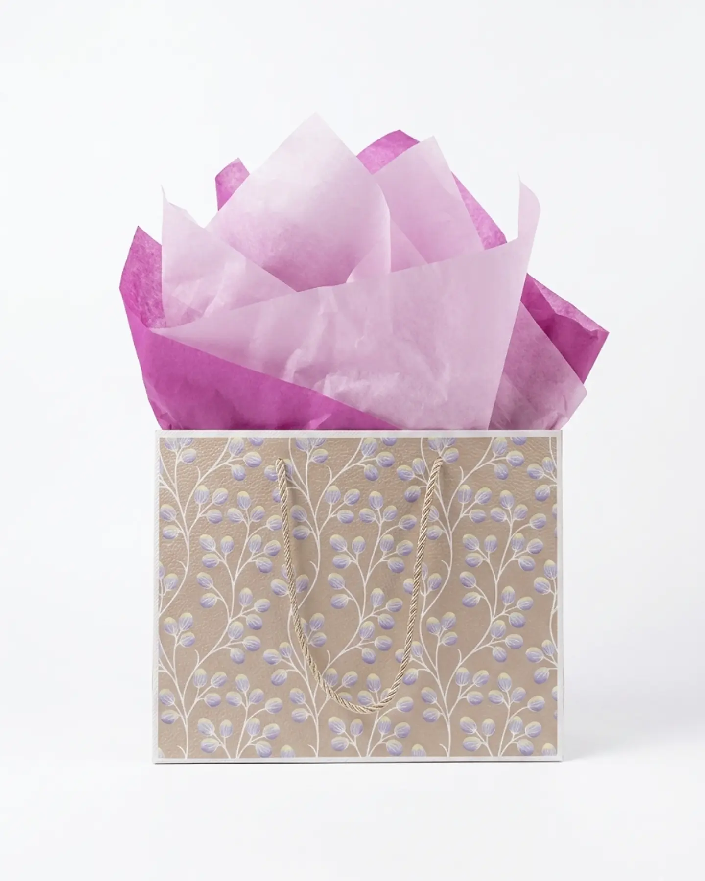 1 BOLSA DE REGALO + PAPEL DE SEDA  22 X 30 X 40 5