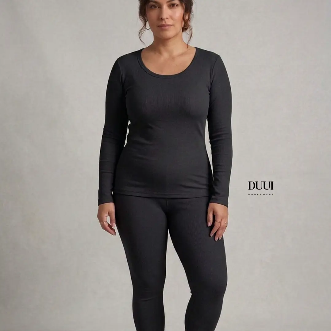 3 Camisetas cuello redondo  Térmicas acanaladas #34  (XL - XXL ) 3