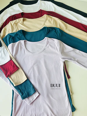 3 Camisetas cuello redondo  Térmicas acanaladas #34  (XL - XXL )