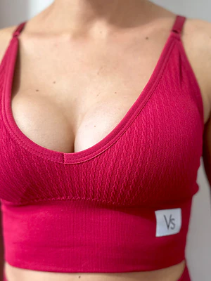 4 PETOS DE MICROFIBRA LARGO CORTE V #VS