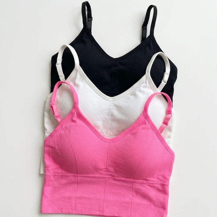 2 PETOS  DE MICROFRIBRA LARGOS #070 11