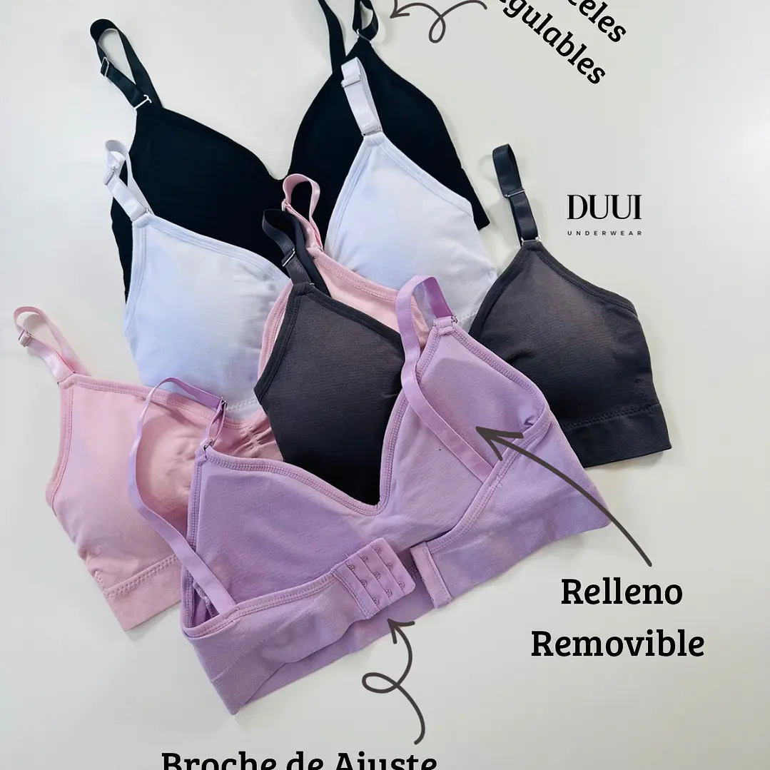 2 PETOS LISOS  CON BROCHE AJUSTABLE #392 2