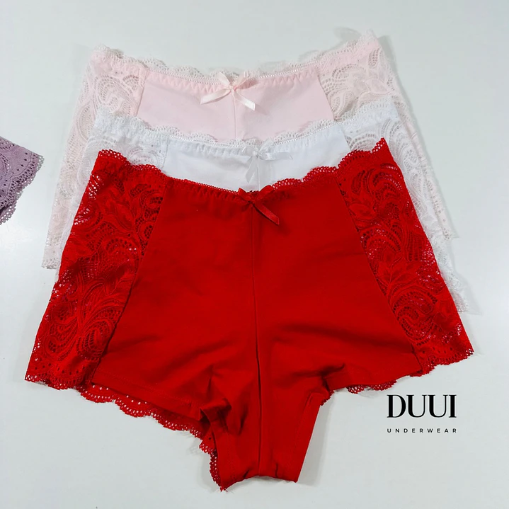 2  PANTALETAS DE ALGODON Y ENCAJE #722 7