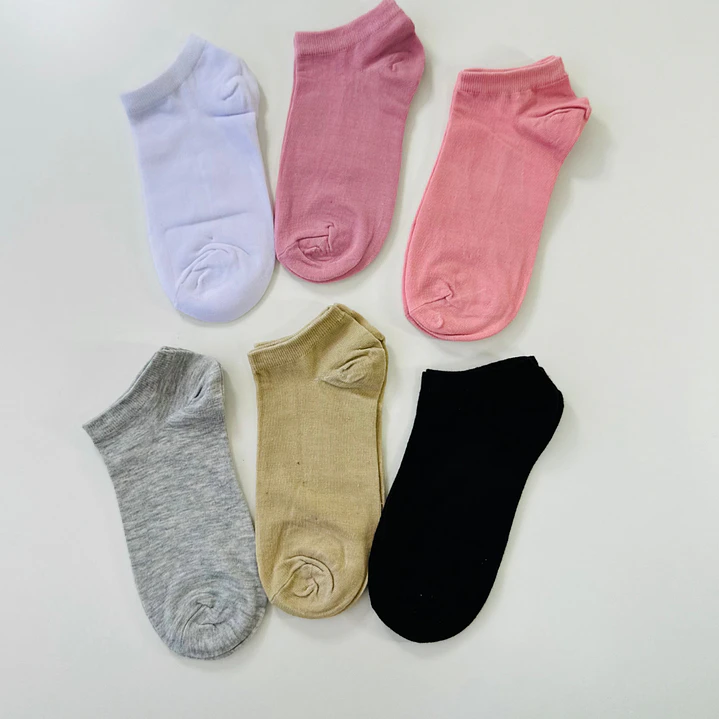 12 PARES DE CALCETINES TOBILLEROS ALGODÓN Y BAMBU #010 2