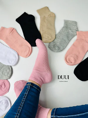 12 PARES CALCETINES TOBILLEROS ALTOS  ALGODÓN  & BAMBU #Q10