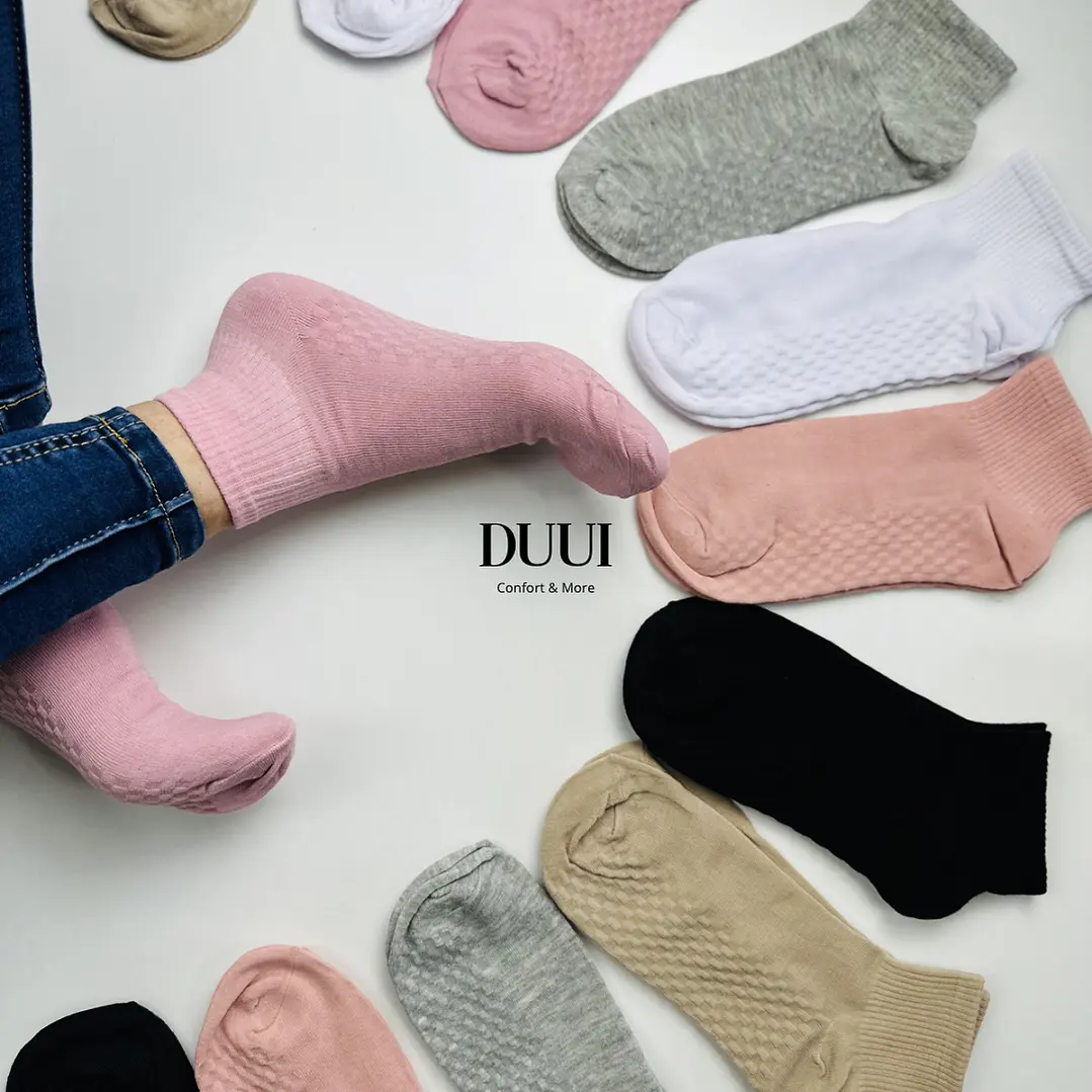 12 PARES CALCETINES TOBILLEROS ALTOS  ALGODÓN  & BAMBU #Q10 8