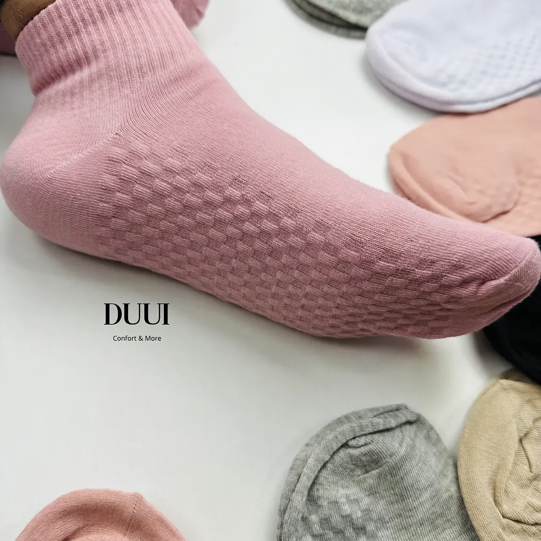 12 PARES CALCETINES TOBILLEROS ALTOS  ALGODÓN  & BAMBU #Q10 3