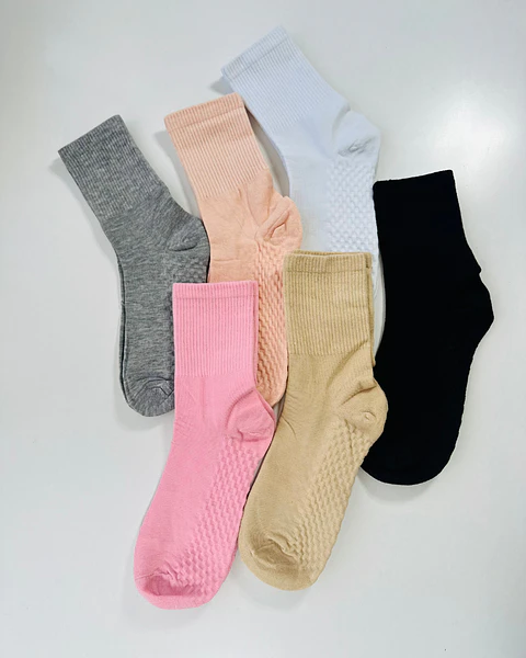 12 PARES DE CALCETINES ALGODÓN Y BAMBU #Q15