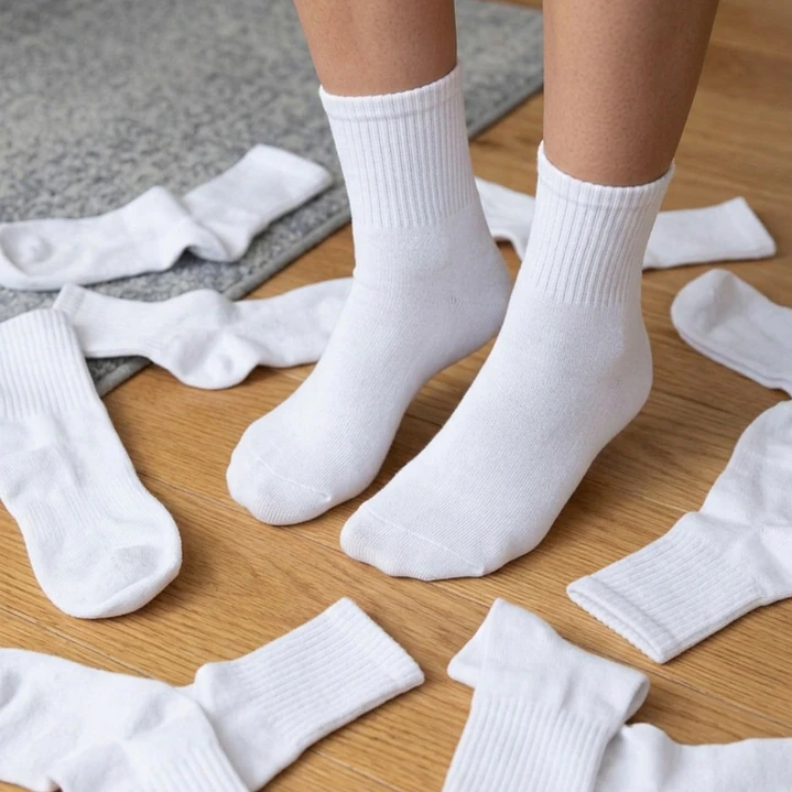 12 PARES DE CALCETINES TOBILLEROS ALTOS #M01 2