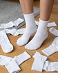 12 PARES DE CALCETINES TOBILLEROS ALTOS #M01 - Miniatura 2