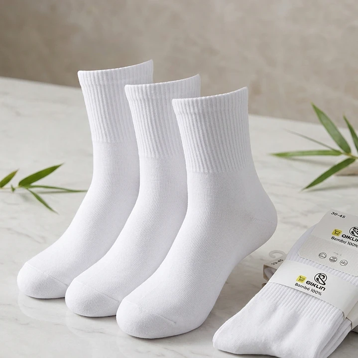 12 PARES DE CALCETINES TOBILLEROS ALTOS #M01 3