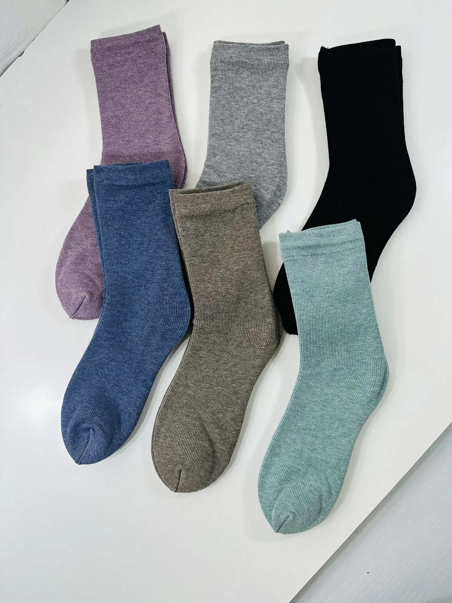 12 PARES DE CALCETINES PLUSH TERMICOS #201 5