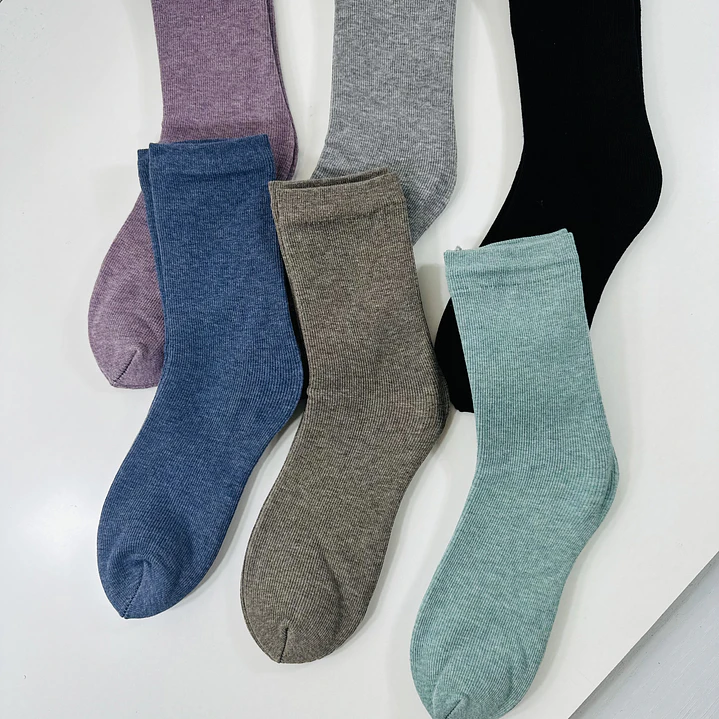 12 PARES DE CALCETINES PLUSH TERMICOS #201 5