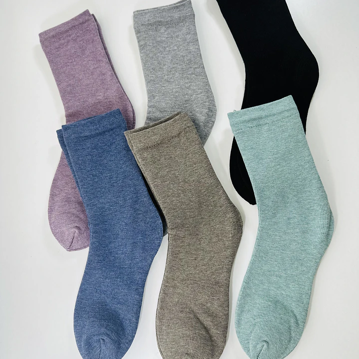 12 PARES DE CALCETINES PLUSH TERMICOS #201 6