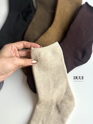 12 PARES DE CALCETINES DE ALGODÓN CON INTERIOR DE TOALLA #81
