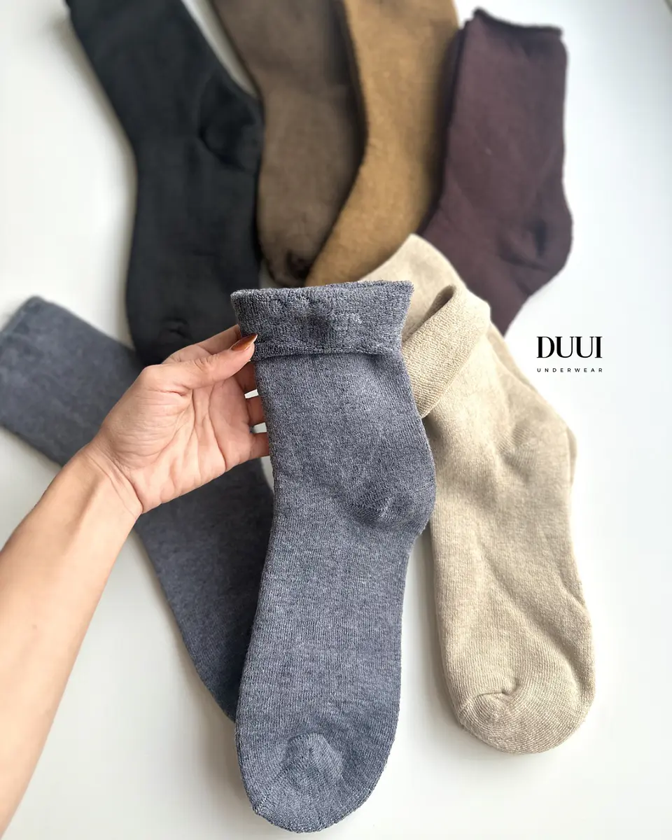 12 PARES DE CALCETINES DE ALGODÓN CON INTERIOR DE TOALLA #81 4