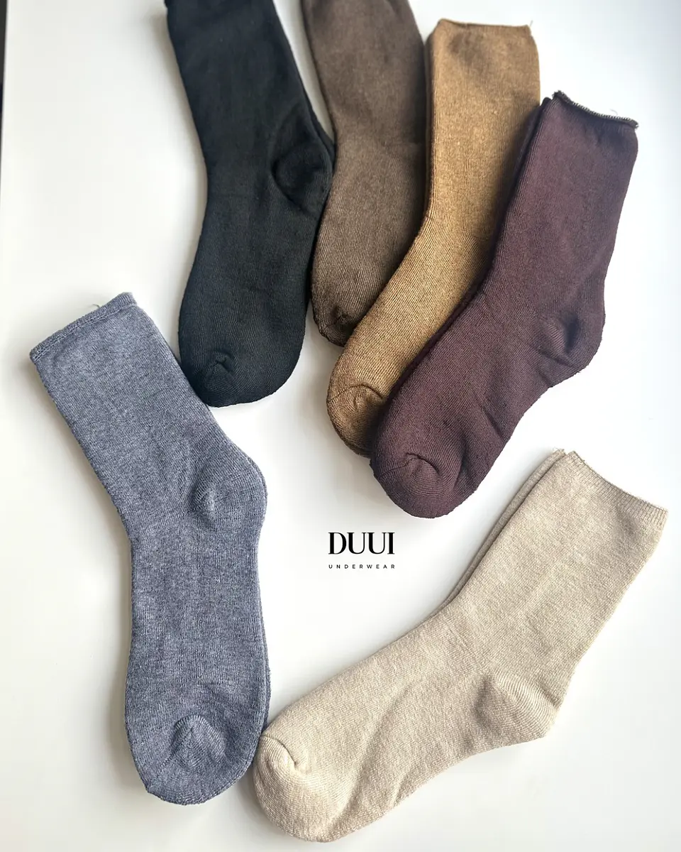 12 PARES DE CALCETINES DE ALGODÓN CON INTERIOR DE TOALLA #81 5