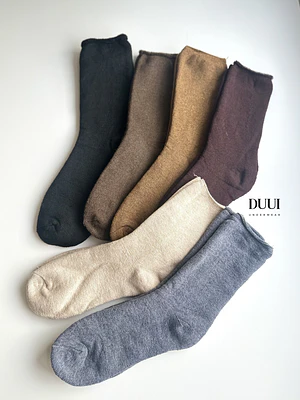 12 PARES DE CALCETINES DE ALGODÓN CON INTERIOR DE TOALLA #81