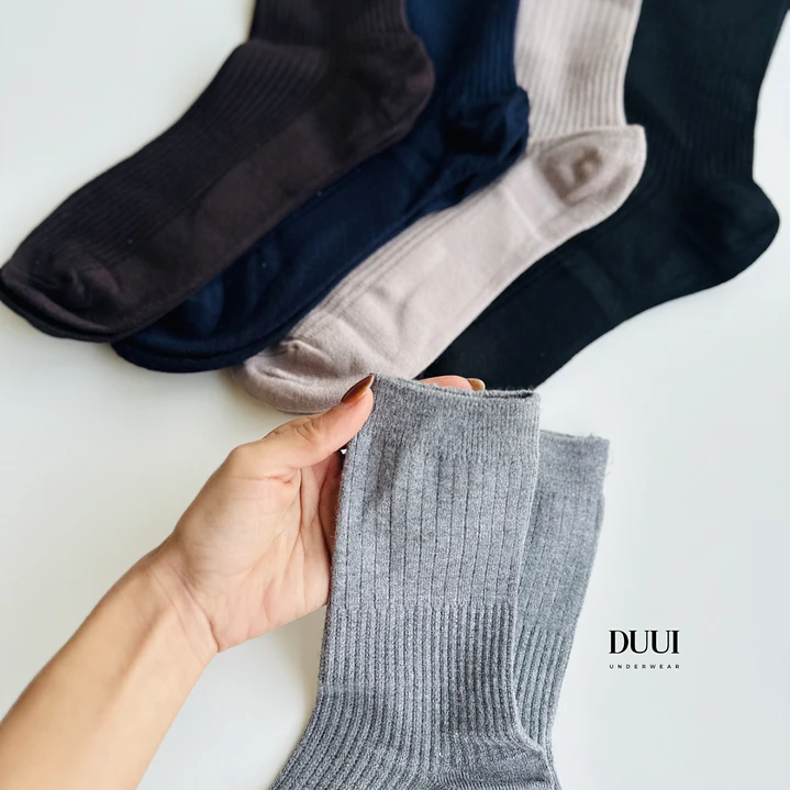 12 PARES DE CALCETINES DE LANA LISOS #319 3