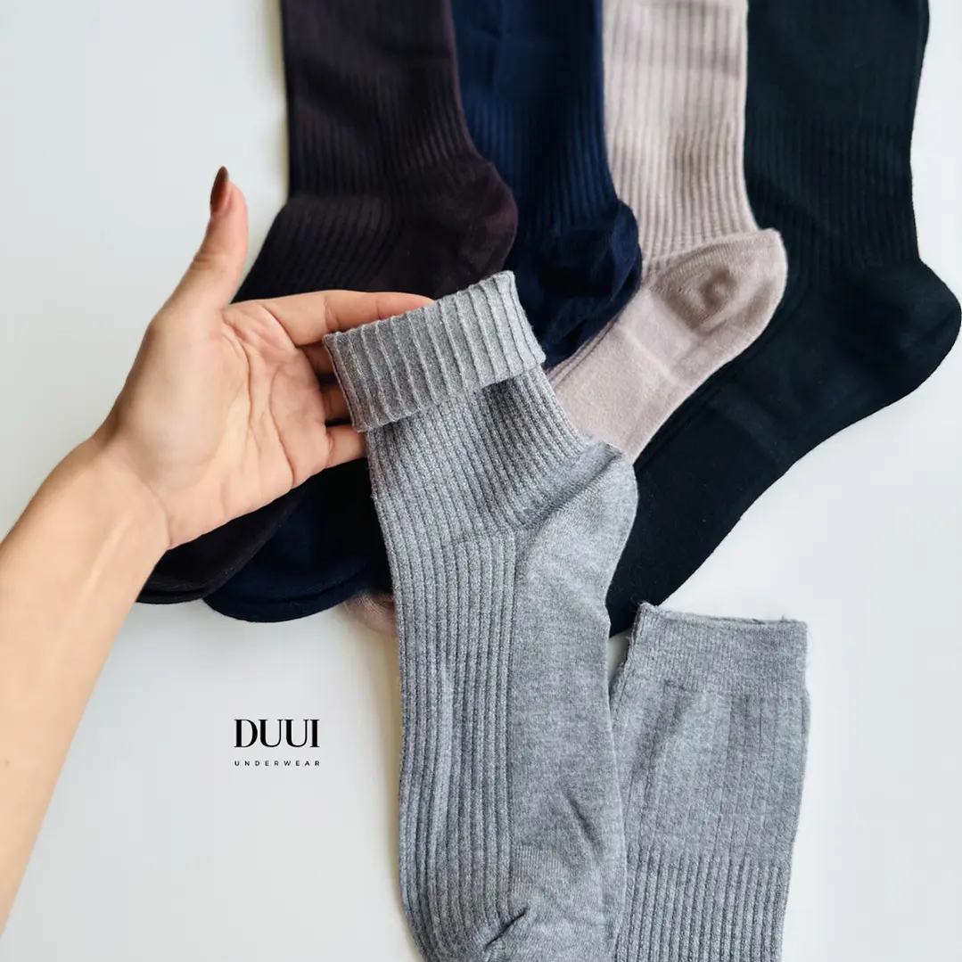 12 PARES DE CALCETINES DE LANA LISOS #319 2