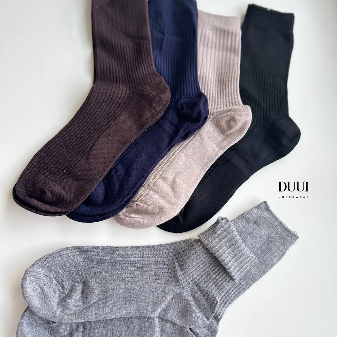 12 PARES DE CALCETINES DE LANA LISOS #319 6