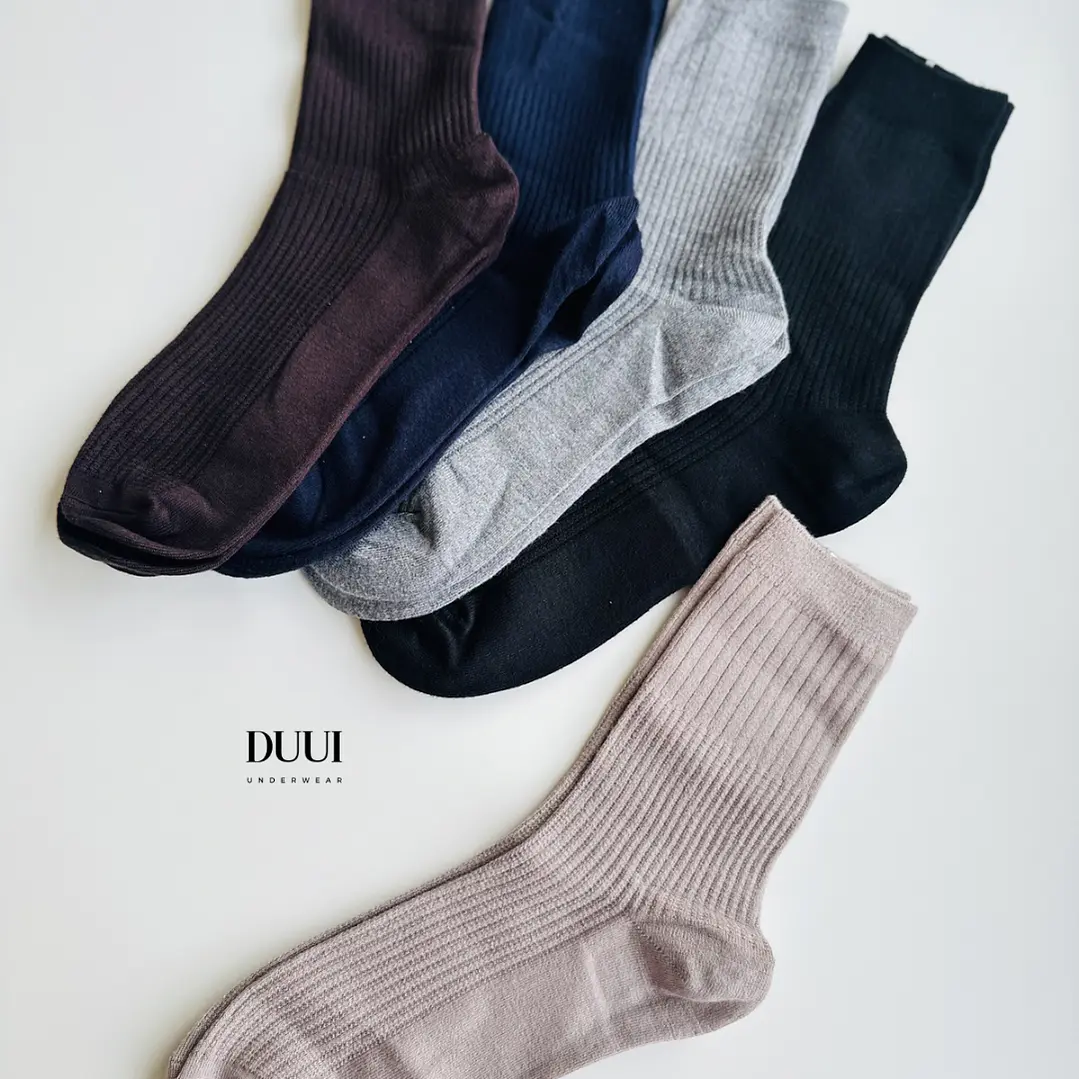 12 PARES DE CALCETINES DE LANA LISOS #319 1