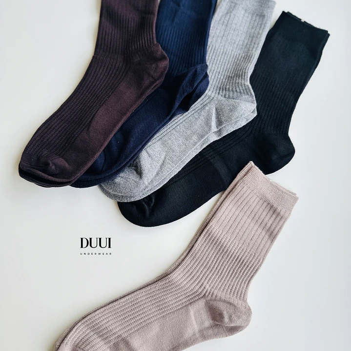12 PARES DE CALCETINES DE LANA LISOS #319 1