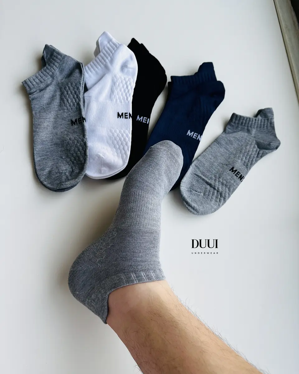 12 PARES DE CALCETINES TOBILLEROS DE ALGODÓN #120 1