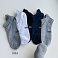 12 PARES DE CALCETINES TOBILLEROS DE ALGODÓN #120 - Miniatura 2