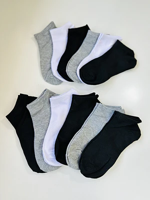 12 PARES CALCETINES TOBILLEROS ALGODÓN #402
