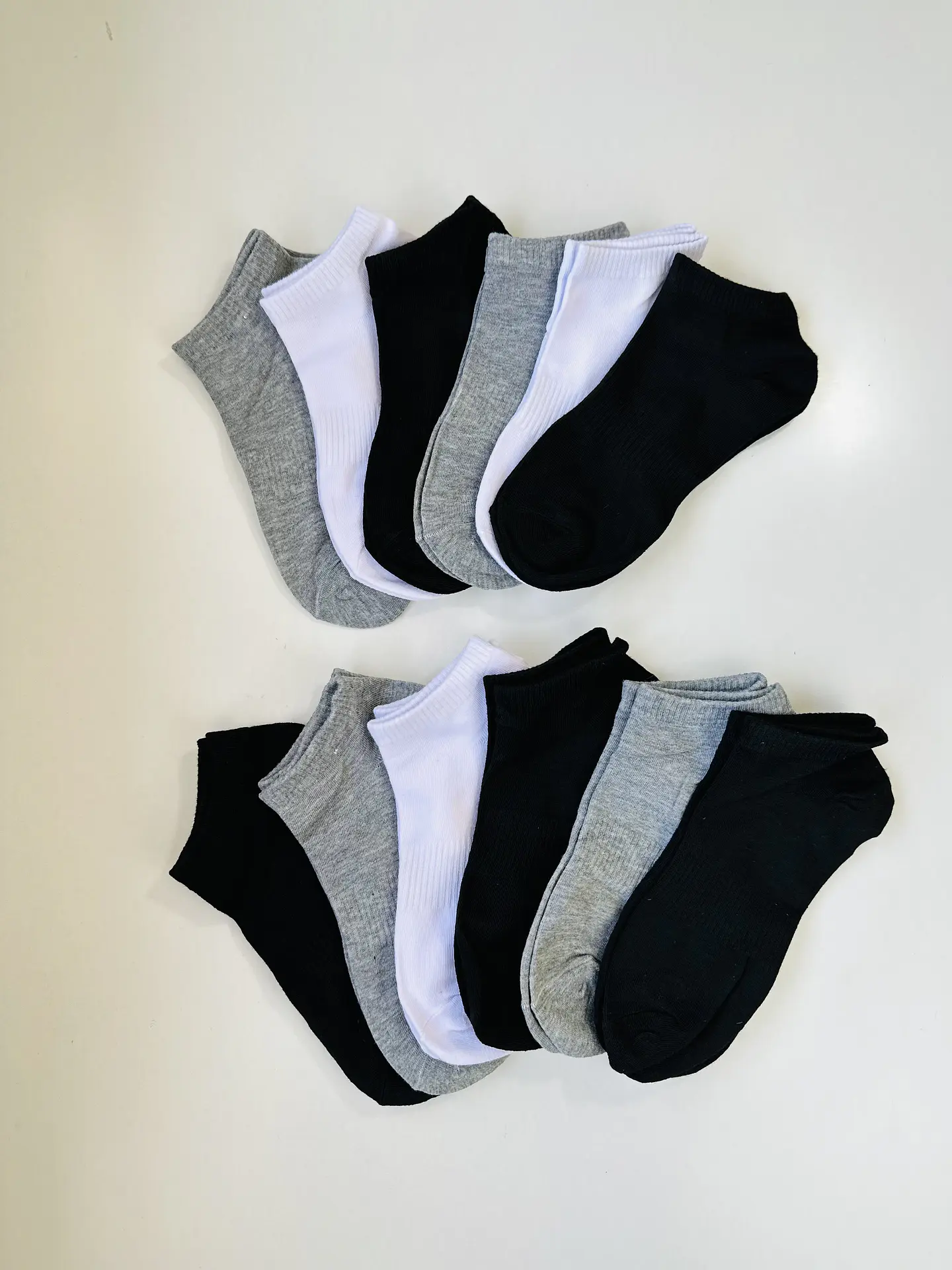 12 PARES CALCETINES TOBILLEROS ALGODÓN #402 5