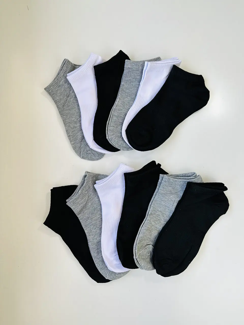 12 PARES CALCETINES TOBILLEROS ALGODÓN #402 5