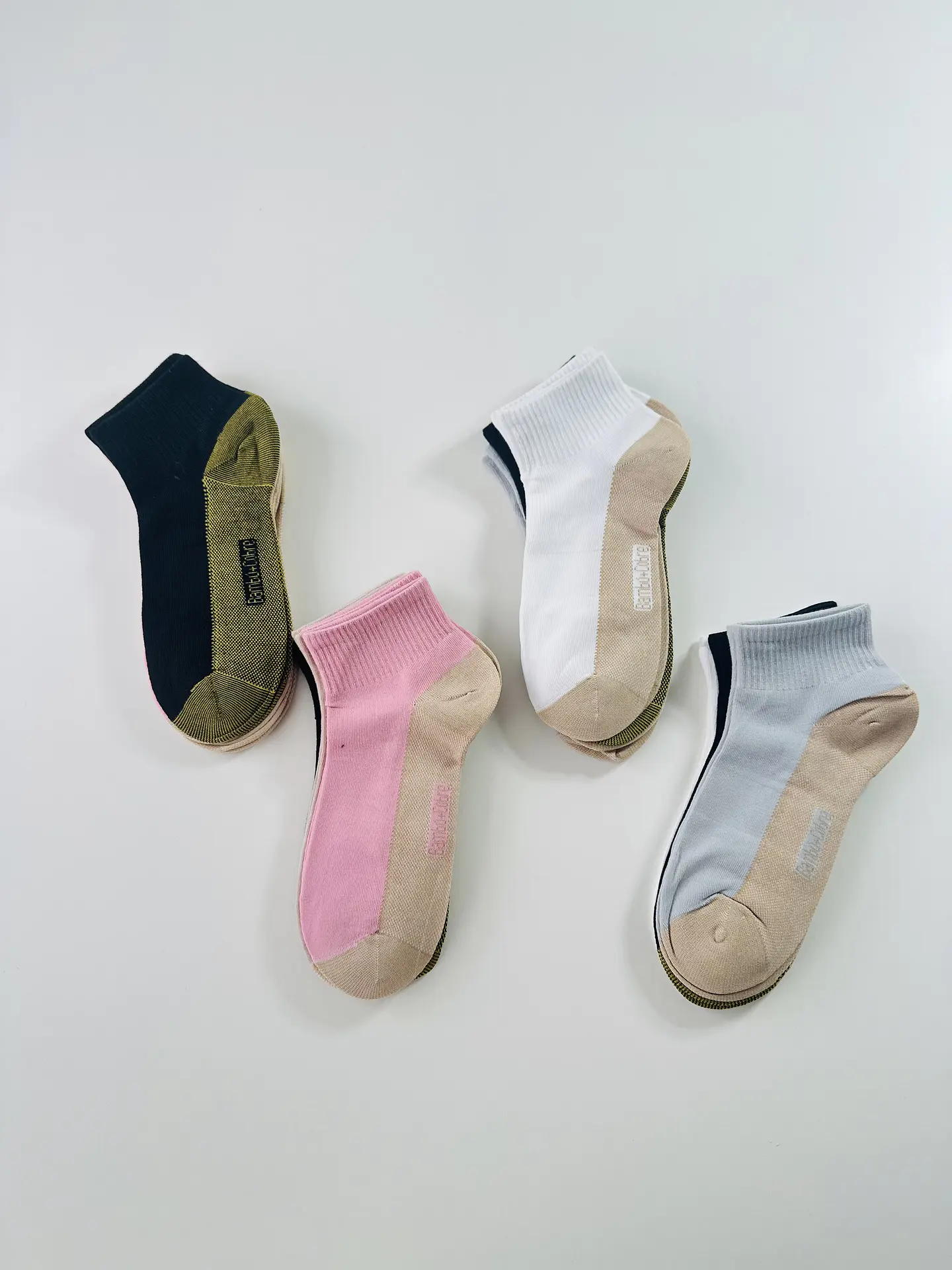 12 PARES DE CALCETINES TOBILLEROS ALTOS BAMBU - ALGODÓN #234 4