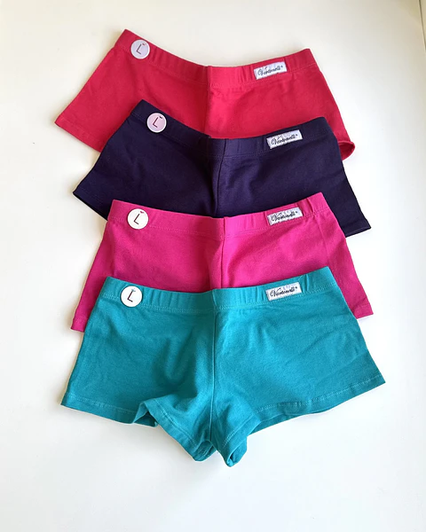 4 PANTALETAS CACHETEROS ALGODÓN PERUANO #222