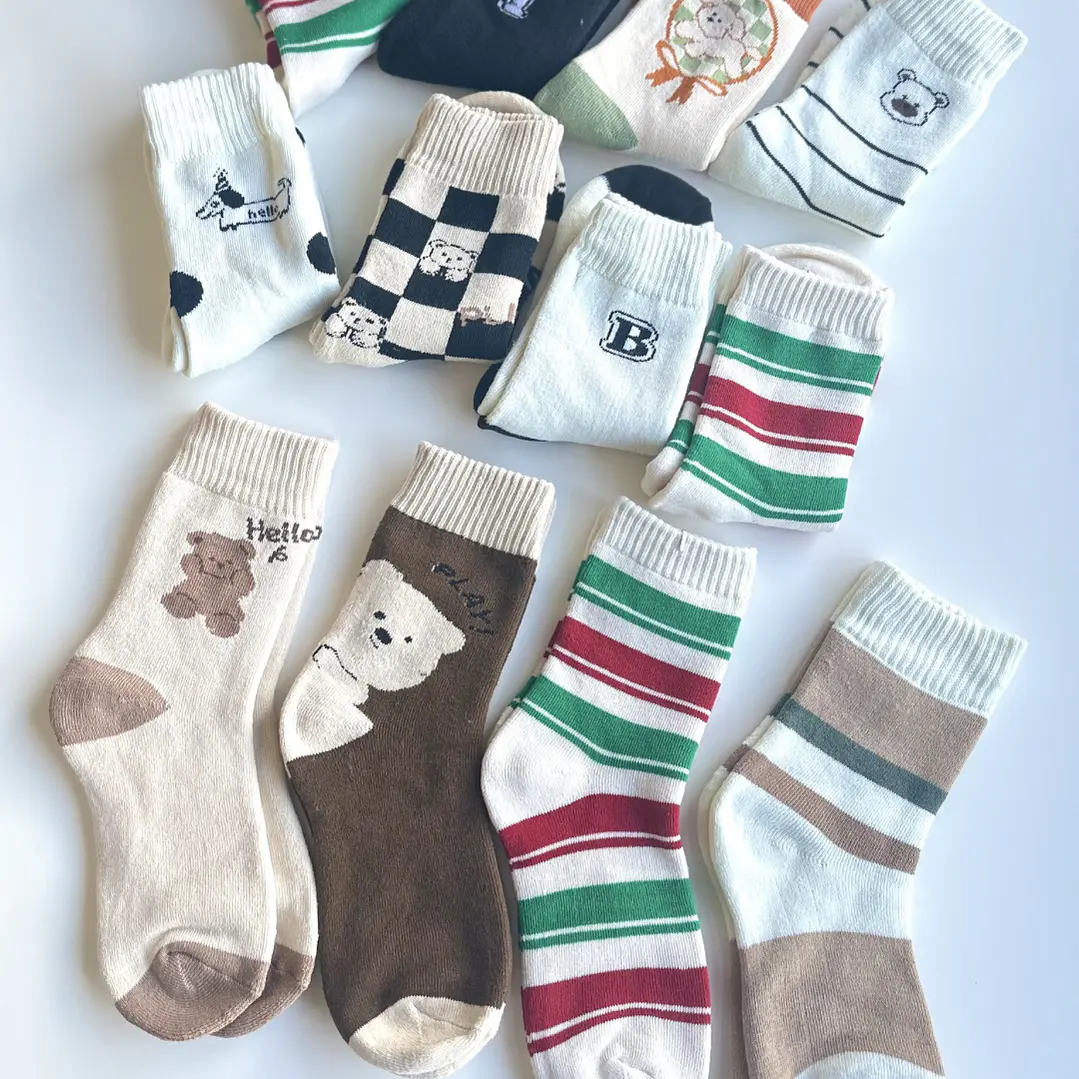 12 Pares de Calcetines Con interior de Toalla #M32 1