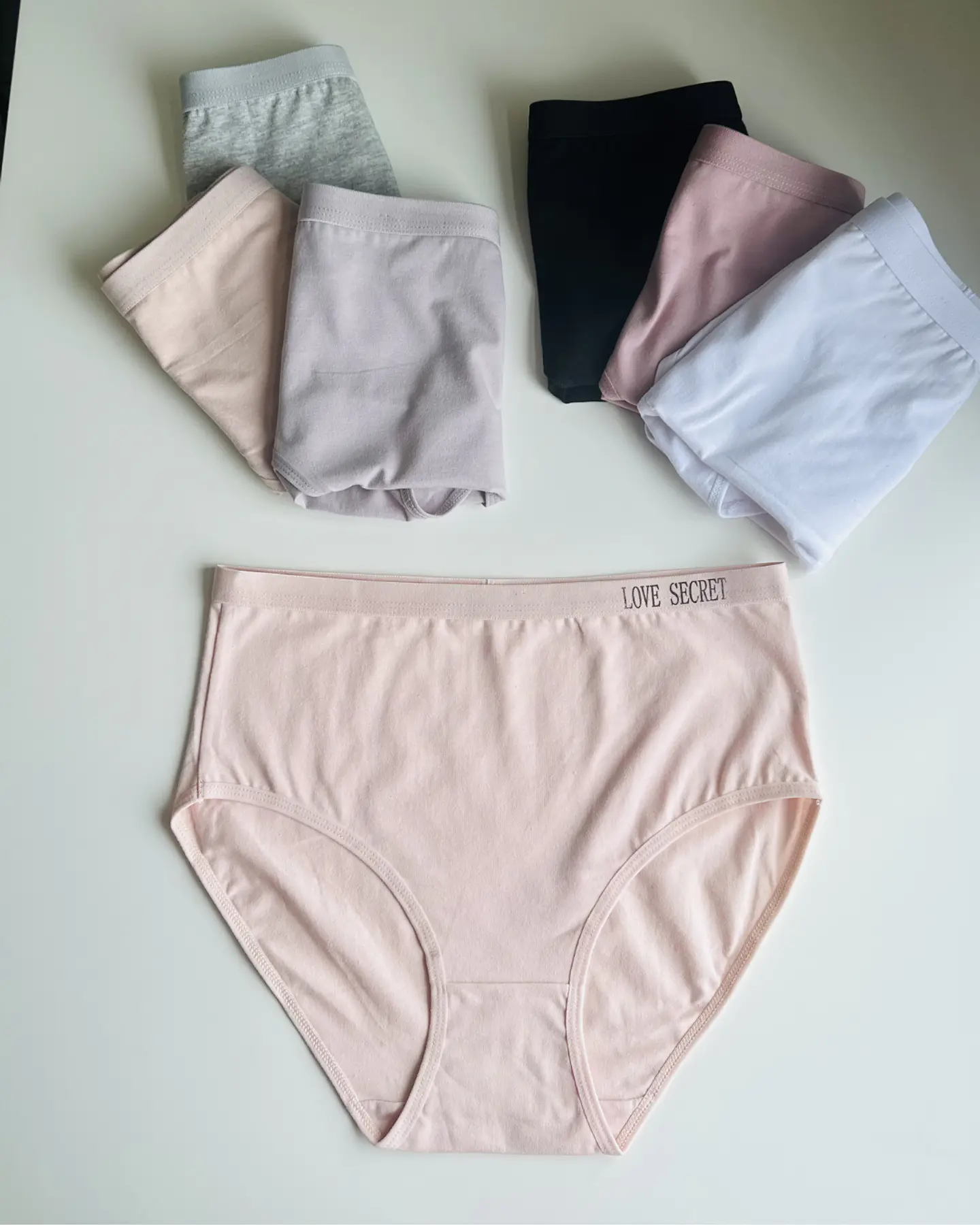 4 Pantaletas de Algodón Tiro alto #432 2