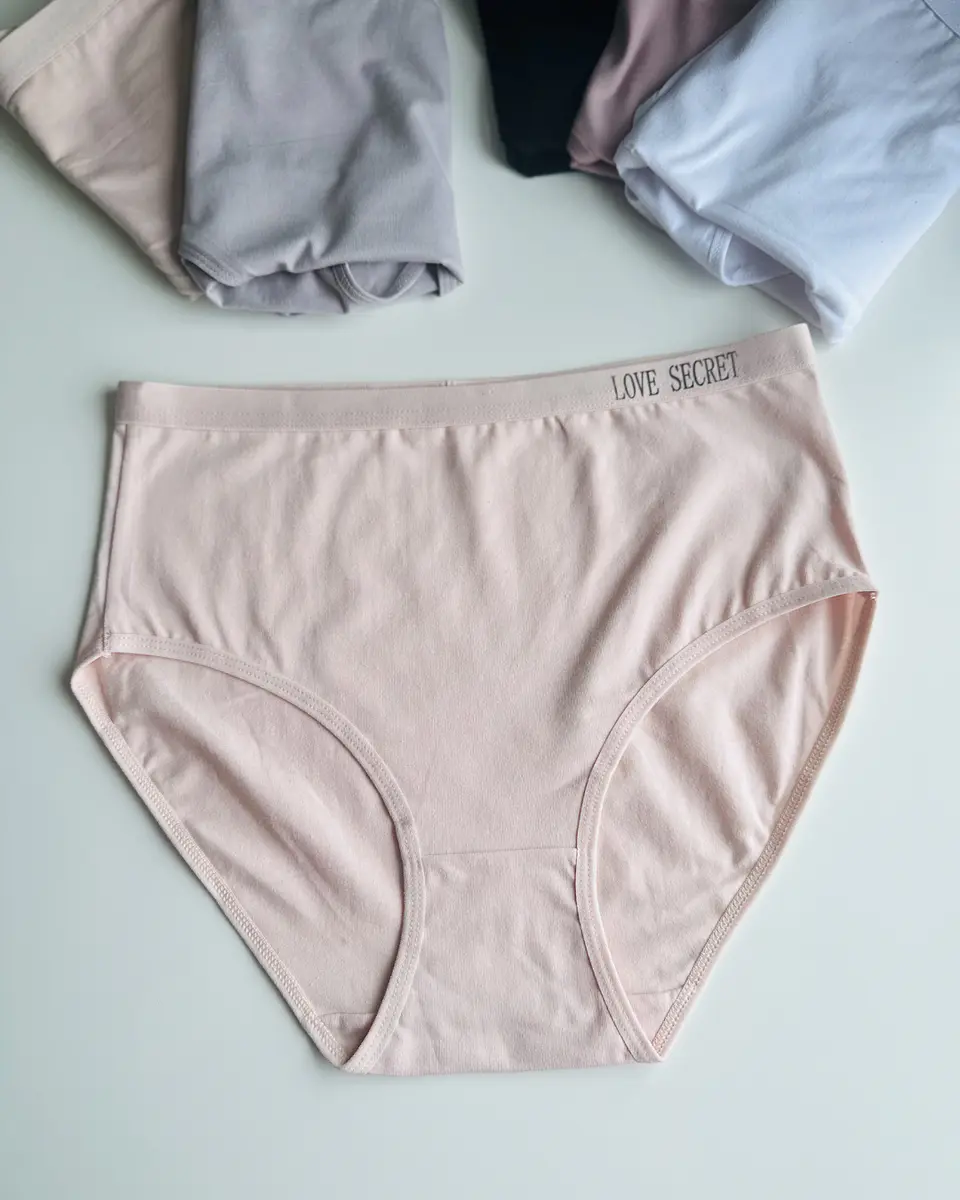 4 Pantaletas de Algodón Tiro alto #432 3