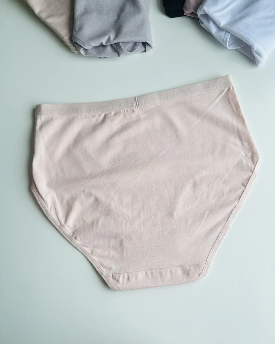 4 Pantaletas de Algodón Tiro alto #432 4