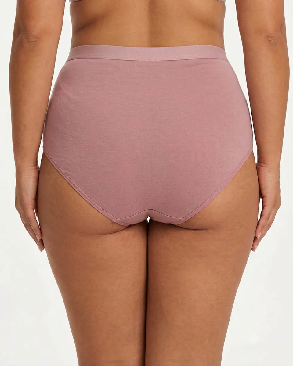 4 Pantaletas de Algodón Tiro alto #432 6