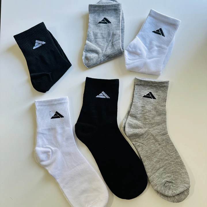 12 Pares de calcetines Altos Americanos  Hombre #245 2