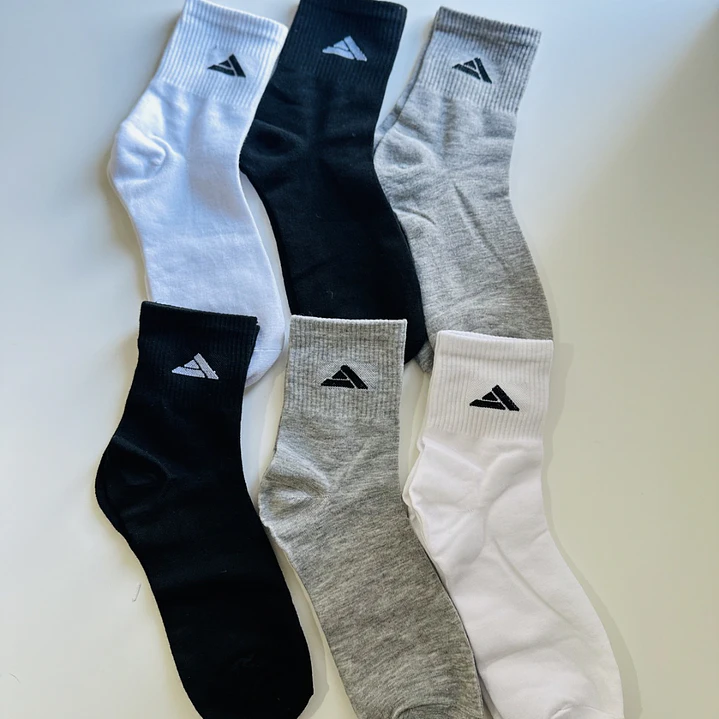 12 Pares de calcetines Altos Americanos  Hombre #245 4