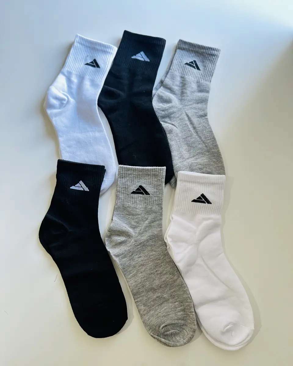 12 Pares de calcetines Altos Americanos  Hombre #245 4