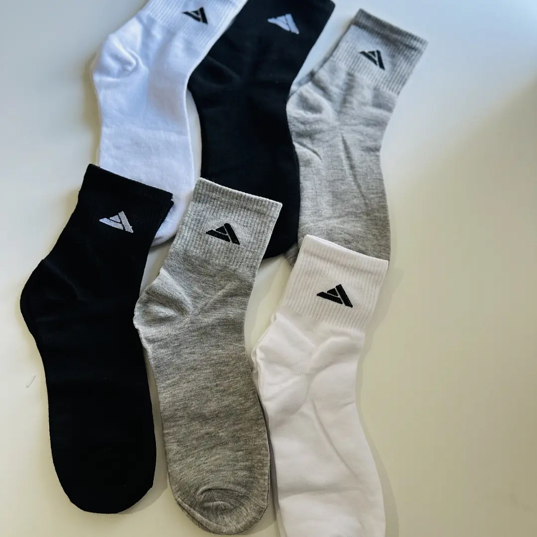 12 Pares de calcetines Altos Americanos  Hombre #245 5