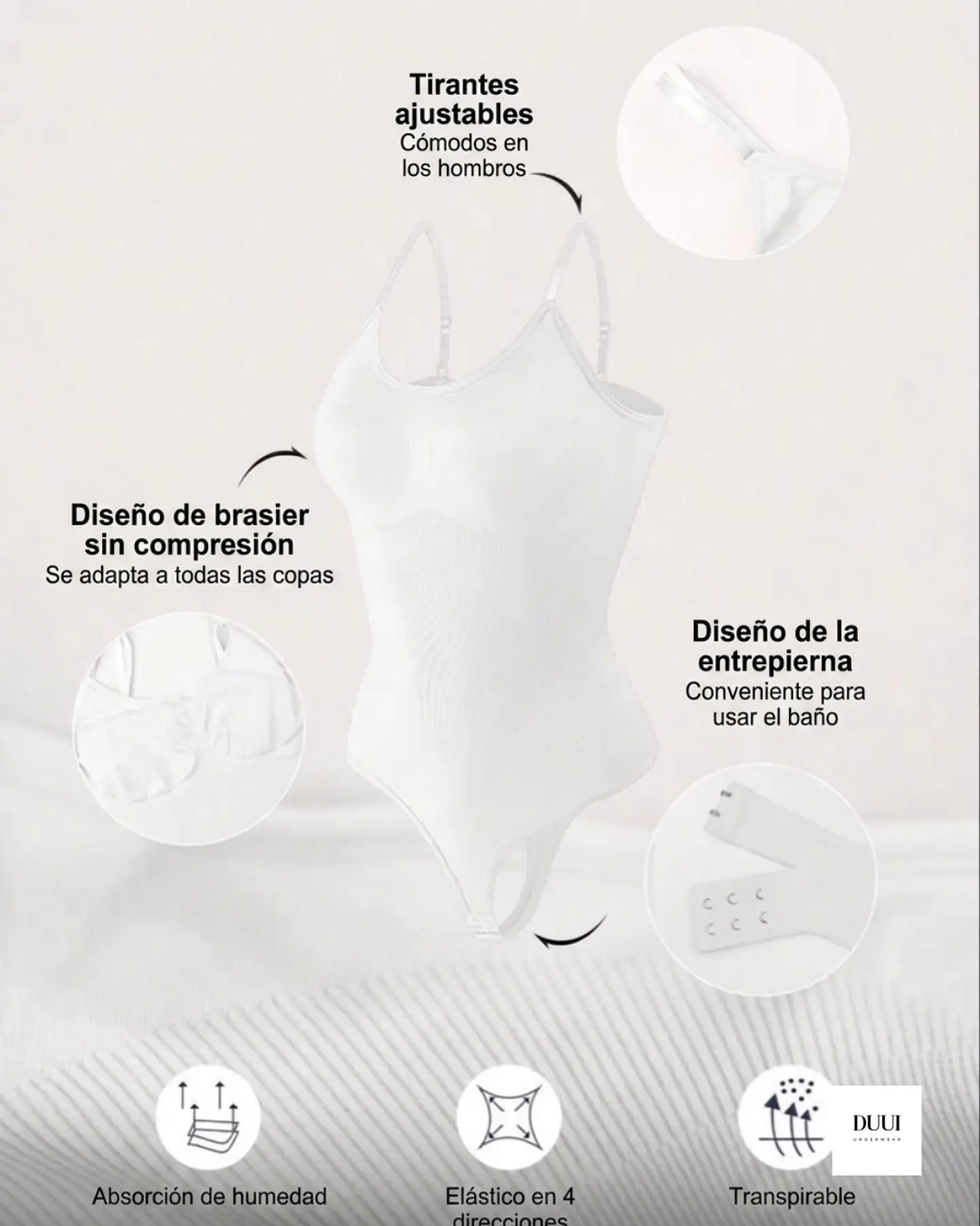 1 BODY BLANCO CONTROL DE ABDOMEN #254 5