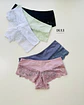 4 PANTALETA CACHETERO DE ALGODÓN Y ENCAJE #758 - Miniatura 10