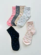 12 PARES CALCETINES CORTE AMERICANO CON DISEÑO #267 - Miniatura 4