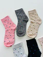 12 PARES CALCETINES CORTE AMERICANO CON DISEÑO #267 - Miniatura 2