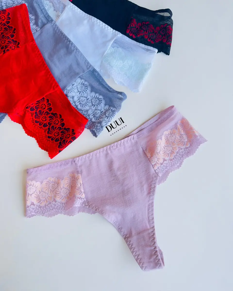 4 Colaless Culotte  De Algodón y Encaje #002 1