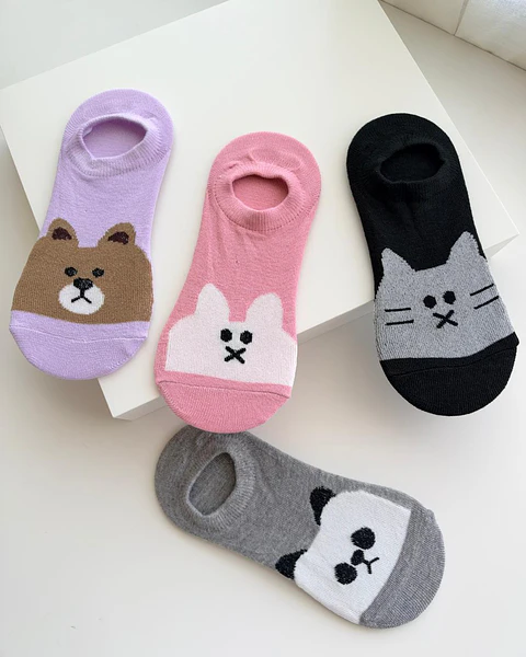 12 PARES DE CALCETINES INVISIBLE DE BAMBOO #33